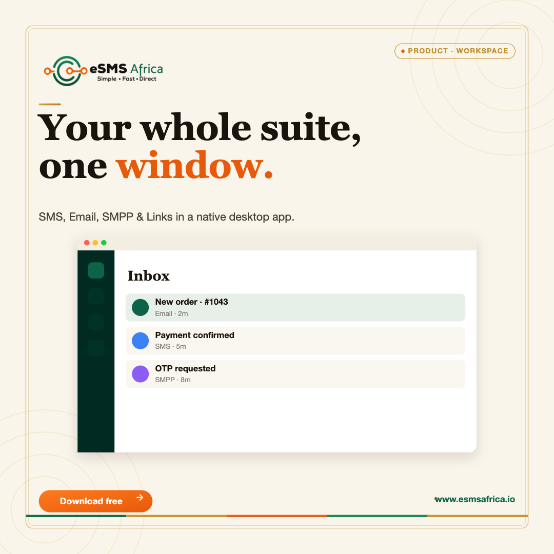 Your whole suite, one window.